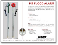 Pit flood alarm PDF flyer