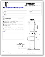 Custom pit ladders worksheet/quote form