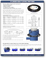 Cylinder head drip rings PDF flyer