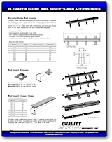 Guide rail inserts PDF flyer