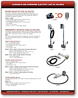 Elevator tank oil heaters PDF flyer